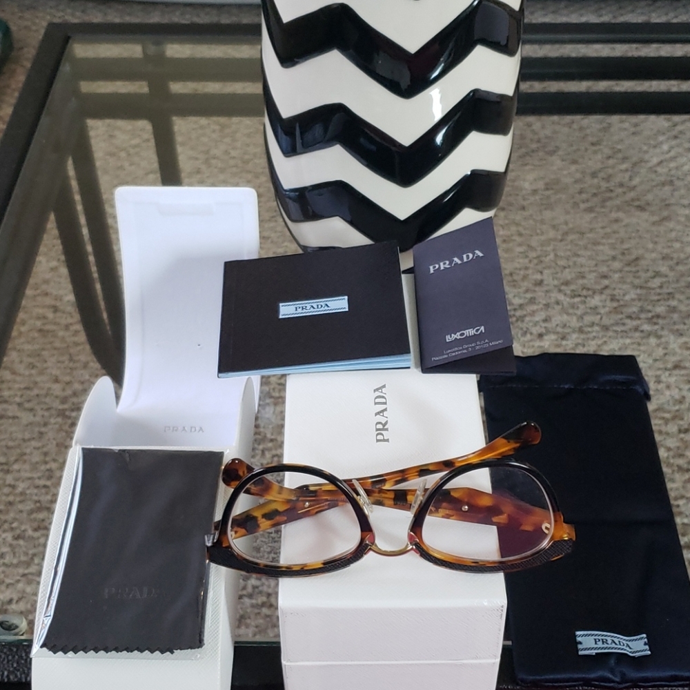 Prada Tortoise Shell Glasses - Picture 6 of 8